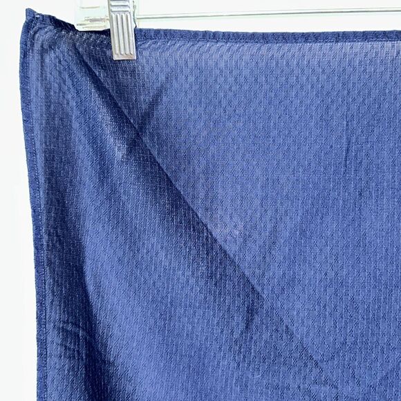 NWT Bella Dahl navy blue cotton square scarf - Picture 2 of 9